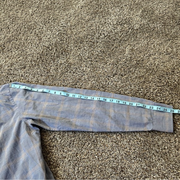 Boss By Hugo Boss Men’s  Plaid Dress Shirt Sz 16  (41) - Picture 9 of 9